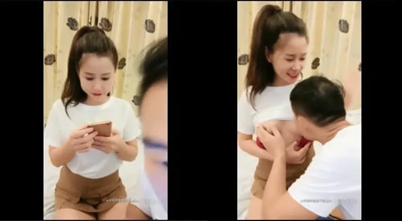 Tôi không thể chịu được trước vú của em gái ngày càng to và không mặc áo ngực